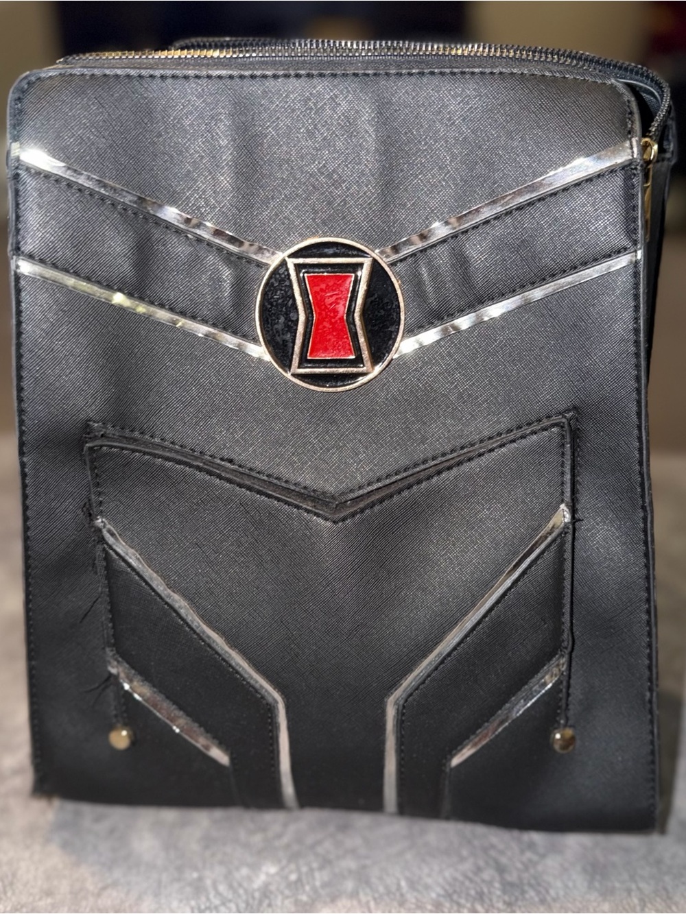 Black Widow Backpack Convertible Bag/Purse Marvel/Disney